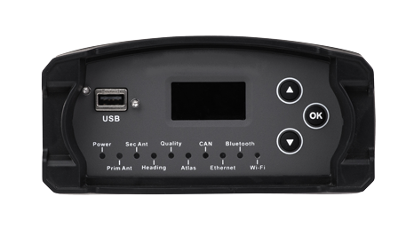 VECTOR™ VS1000 GNSS 受信機の側面の画像