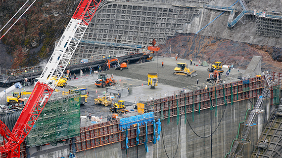 建設現場の画像(重機)